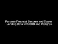 Purpose Financial Secures and Scales Lending Data with EDB and Postgres