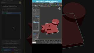 🔹 3ds Max Boolean: Cutting Objects with Precision! #shorts #3dsmax #boolean