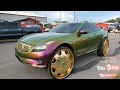 nava labor day carshow tampa fl 2k22 pt6 donks verts big rims amazing whipz