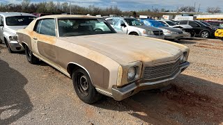 I Found this 1970 Chevy Monte Carlo at Copart Will it Run?