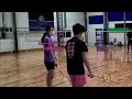 the match of a female badminton coach with strong attack power and beauty.