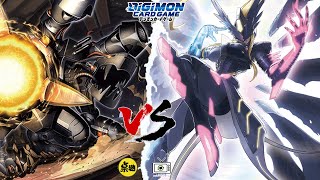 【デジカ】ムゲンドラモン Machinedramon VS マスティモン Mastemon