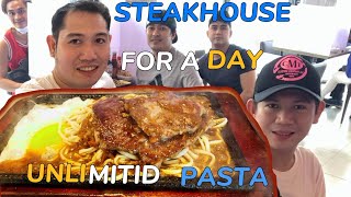 AFFORDABLE STEAKHOUSE IN TAIWAN |DINAYO NAMIN UNLIMITED PASTA PALA|JEM Views