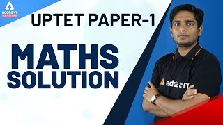 UPTET Math Solved Paper 2019 | Paper-1 Math Solution