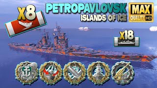 Cruiser Petropavlovsk: 310k/8 ships destroyed - World of Warships
