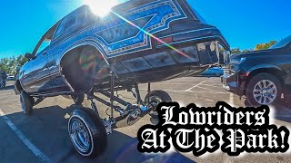 Lowrider From EUROPE In LAS VEGAS! Kings of Kings Lowrider Picnic At The Park (Lowrider Blvd)