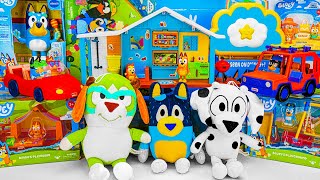 Bluey Toy Collection Unboxing Review | Bluey's Beach Cabin Playset | Bluey Beach Quad with Bandit