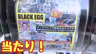 回すとほぼ確実に得する！何が出るかわからないガチャガチャ！BLACK EGG