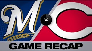 Braun hits grand slam as Brewers clinch | Brewers-Reds Game Highlights 9/25/19