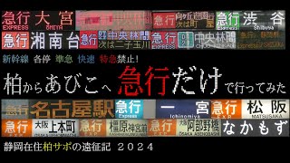 柏から我孫子まで「急行だけ」で行ってみた！（#柏サポ大阪遠征）