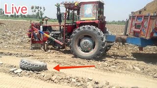 Dangerous Tractor Accident Video 2022 | Massey Ferguson 260 Tractor Stunt Video