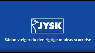 Få den rigtige madras størrelse | JYSK