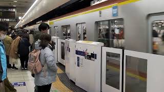 東京メトロ17000系80番台17191F編成横浜駅発車