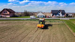 🌱 Rozlewanie RSM'u na pszenicę 2021 || Claas Arion 640 + Amazone UF 2002