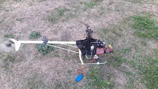 Test run of RC Helicopter Kyosho 30...