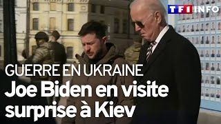 Joe Biden en visite surprise à Kiev