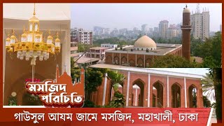 মসজিদে গাউসুল আজম। মহাখালীতে বাংলাদেশের অন্যতম ঐতিহাসিক মসজিদ ।