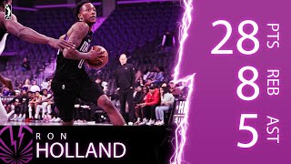 Ron Holland Drops 28 PTS & 8 REB In G League Ignite Win Over Rip City Remix!