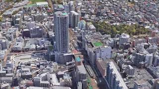 Google Earth　国分寺駅（東京都）こくぶんじ　中央本線