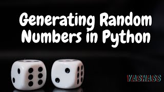 Generating random numbers using random module in python 🐍 | Python Projects | Yashass Codez