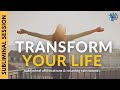 TRANSFORM YOUR LIFE SUBLIMINAL MEDITATION | Subliminal Affirmations & Relaxing Rain Sounds