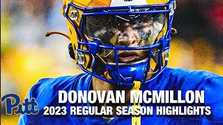 Donovan McMillon 2023 Regular Season Highlights | Pitt DB