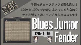 【音検証】Fender Blues jr 現地直輸入120v仕様