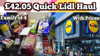 £42.05 Quick Lidl Haul | Prices | Top-up Shop | School Holiday's July2023