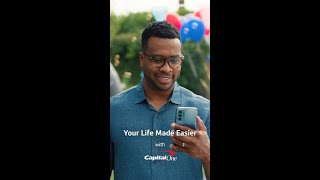 Life made easy, thanks to the Capital One app.