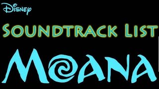 Moana OST - (Soundtrack list)