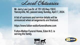 Obits for April 9, 2024