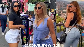 WILD DAY AT COMUNA 13 IN MEDELLIN COLOMBIA [4K SCENES]