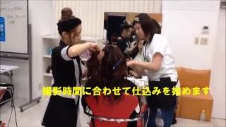 美容学科　ヘアメイク専攻　撮影授業　新潟　美容学校　ＢＭ