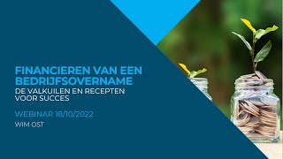 Moore webinar 'Financieren van een bedrijfsovername: de valkuilen en recepten voor succes'