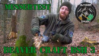 Messertest | Beaver Craft BSH 3 | Bushcraft | Gear