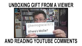 UNBOXING GIFT FROM A VIEWER AND READING YOUTUBE COMMENTS