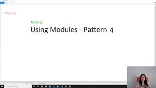 Node.js - Different ways to use Modules - Pattern 4