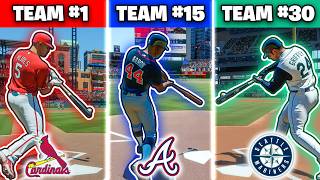 I Hit A Home Run With EVERY MLB Team's Best Player Of All Time!