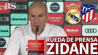 REAL MADRID - ATLÉTICO DE MADRID | Rueda de prensa de Zidane | Diario As
