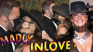Jennifer Lopez and Ben Affleck Passionately Kiss Through Their Masks at the Met Gala..