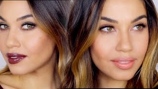 2 Quick & Easy Makeup Looks | Day to Night Makeup | Eman