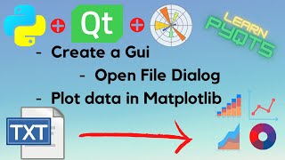How to visualize (Plot 2D & 3D) in GUI Pyqt5 & Matplotlib Txt file #tutorialpython #matplotlib #Pyqt