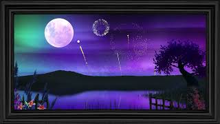 4K TV Motion Art | Fireworks on the Lake