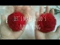 How to make Jisoo's flower rings | DIY super easy tutorial | fabric flowers