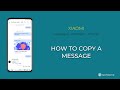 How to Copy a Message - Xiaomi [Android 11 - MIUI 12]