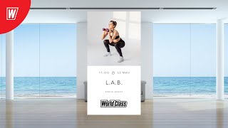 L.A.B. с Еленой Дубас | 1 февраля  2025 | Онлайн-тренировки World Class