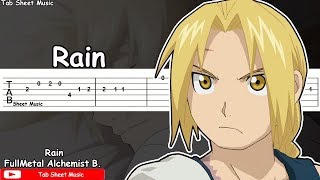 FullMetal Alchemist B. OP 5 - Rain Guitar Tutorial