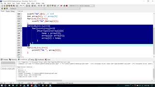 Selection Sort Algorithm Implementation In C program Bangla Tutorial