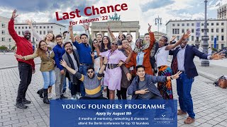 Young Founders Programme 02 08 2022