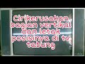 Ciri kerusakan ic vertikal